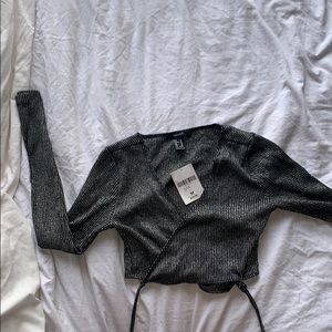 Forever 21 Front tie crop top